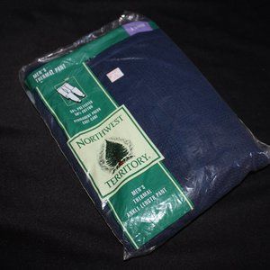 Vintage Northwest Territory Men's navy Blue Thermal Made in USA Size XL